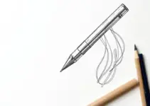 ilustração com caneta esferográfica