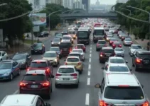 congestionamento em São Paulo