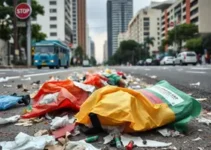lixo nas vias da zona norte de SP