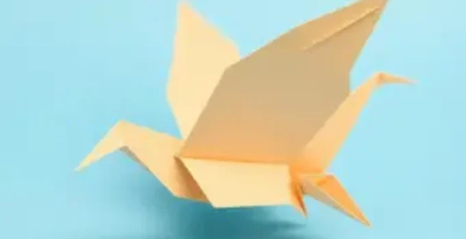 Origamis voadores