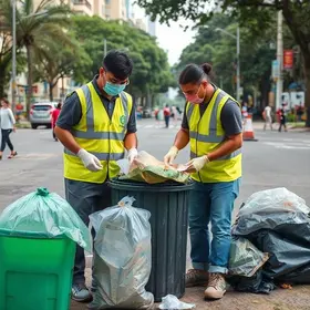 mutirão de limpeza